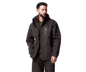 JACK PYKE Technical Featherlite Waterproof Jacket for Men - Lightweight Windbreaker Jacket - Detachable Hood, Breathable Mesh Lining, Underarm Vents & Sealed Pockets - Hiking, Travel & Outdoor,Large