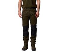 JACK PYKE Technical Work Trousers Men, Durable Polycotton Work Utility & Safety Trousers with Reinforced Knees, Stretch Panels and Tool Pockets Cargo Pants for Farming, Construction, Green Small