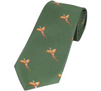 JACK PYKE PHEASANT TIE MENS SUIT TIE GIFT SHOOTING HUNTING CLAY PIGEON RIFLE