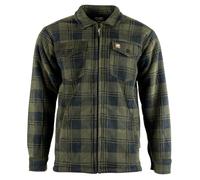 Jack Pyke Tundra Fleece Shirt Jacket Check Zip Sherpa Lined Hunting Shooting
