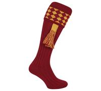 Jack Pyke Unisex Adult Harlequin Shooting Socks with Garters TD494