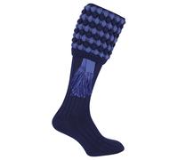 Jack Pyke Men's Pebble Shooting Socks with Garters in Navy | Size: 8-11 Jack Pyke Navy 8-11