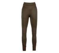 JACK PYKE Utility Ladies Leggings - Womens Leggings with High-Rise Stretch Fit, Thigh Pocket and Shirt Grip for Shooting, Dog Walking and Hiking - Brown, XXL