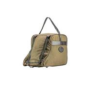 JACK PYKE Walking Boot Bag for Adults - Heavy Duty Cotton Canvas, Durable Boot Storage with Wipe Clean Base, Double Zips & Carry Handle - Hiking & Outdoor Travel Gear - Green