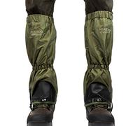 JACK PYKE Waterproof Leg Gaiters for Men - Tear-Resistant Oxford Polyester, Adjustable Buckle & Under-Boot Wire, Full-Length Zip, Protects Against Mud & Water for Hiking, Beating, Hunting - Green