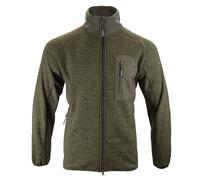 Jack Pyke Weardale Knitted Jacket Mens Hiking Hunting Outdoor Lightweight Green