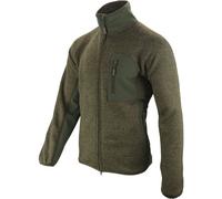 Jack Pyke Weardale Knitted Jacket Mens Hiking Hunting Outdoor Lightweight Green