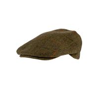 Jack Pyke Wool Blend Flat Cap Mens Countryman Herringbone Outdoor Tweed Brown