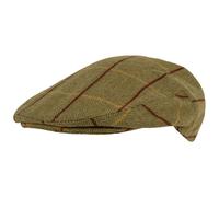 Jack Pyke Wool Blend Flat Cap Quilted Lining Country Casual Hunting Brim Hat