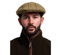 JACK PYKE Wool Blend Flat Cap Tweed 59cm
