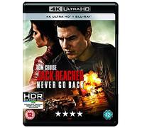 4K UHD: Jack Reacher : Never Go Back : 4K UHD & Blu-ray : 2 Discs Sealed