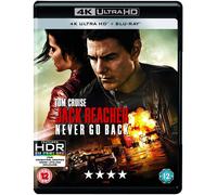 4K UHD: Jack Reacher : Never Go Back : 4K UHD & Blu-ray : 2 Discs Sealed