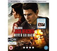 4K UHD: Jack Reacher : Never Go Back : 4K UHD & Blu-ray : 2 Discs Sealed
