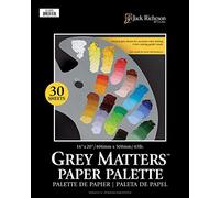 Jack Richeson 100289 Grey Matters Palette Grey Matters Paper Palette 30 Sheets 16 X 20