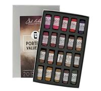Jack Richeson 422937 Hand Rolled Soft Pastels Portrait (20 Piece Set)