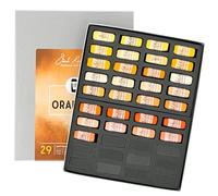 Jack Richeson 422965 Hand Rolled Soft Pastels, Orange