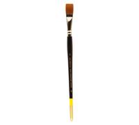 Jack Richeson 9000 Series Synthetic Short Handle Watercolor Flat Brush, 1/2-Inch