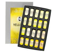 Jack Richeson Hand Rolled Soft Pastel Set, Yellow