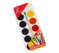 Jack Richeson Student Semi Moist Watercolor, Set of 24