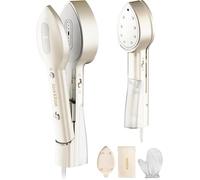 Jack ＆ Rose Clothes Steamer,Press Travel Steamer Iron 3 in 1, Dual Voltage 110-240V, 6+1 Fabric Settings,Travel Steamer for Clothes, Garment Steamer Clothing,15s Heat-Up