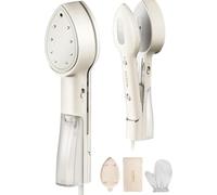 Jack ＆ Rose Clothes Steamer,Press Travel Steamer Iron 3 in 1, Dual Voltage 110-240V Travel Steamer for Clothes, Garment Steamer Clothing,15s Heat-Up