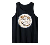 Jack-Russel Terrier Dog Chills with Dog Bed While Sleeping Tank Top