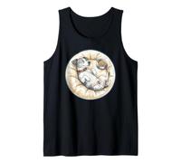 Jack-Russel Terrier Dog Chills with Dog Bed While Sleeping Tank Top