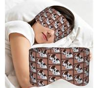 Jack Russel Terrier Dog, Sleep Mask for Home Travel, Full Eye Covers Light Blocking Eye Mask Sleep Eye and Ear Muffs