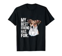 Jack Russel Terrier Saying My Best Friend has Fur T-Shirt