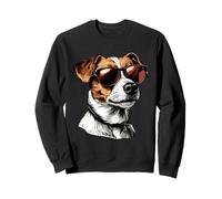 Jack Russel Terrier with sunglasses Sweatshirt