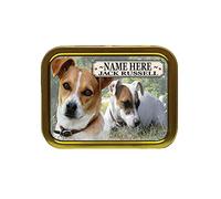 Jack Russell Dog Breed Personalised Tobacco Tin & Products Gift Set