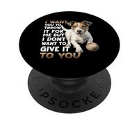 Jack Russell Dog Owner T Gassi Clothing Jack Russell PopSockets Adhesive PopGrip