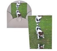 Jack Russell Dog Print Thank You Cards Greeting Cards With Envelopes Blank Note Cards 10x15 cm Perfect for Thank Yous Invitations