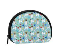 Jack Russell Dog Toys Jack Russells Dog Lovers Dog, Wallet Shell Makeup Bag Women Storage Bag Small Coin Purse Shell Change Pouch