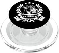Jack Russell Mom - With Banner and Ear Wreath on Chest PopSockets PopGrip for MagSafe