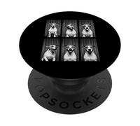 Jack Russell Photobooth Dog Owner Funny Animal Portrait PopSockets Adhesive PopGrip