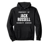 Jack Russell Property Of Security Service Canine Dog Lover Pullover Hoodie