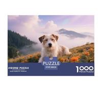 Jack Russell Terrier, 1000-piece Jigsaw Puzzle, Challenging Yet Relaxing Game, Great for Display Or Thoughtful Gifting, Suitable for Ages 12+, Pet Dog, 38x26cm/1000pcs