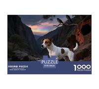 Jack Russell Terrier 1000 Piece Jigsaw Puzzle Pet Dog for Adults Fun Activities Memory Games Stress Relief 38x26cm/1000pcs