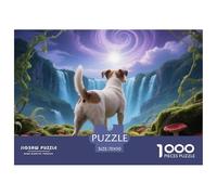 Jack Russell Terrier, 1000-piece Jigsaw, Relaxing Hobby to Enjoy Solo Or with Family, Great for Décor Or Presents, Suitable for Ages 8+, Pet Dog, 70x50cm/1000pcs