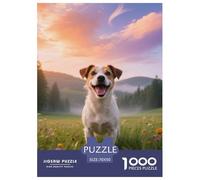 Jack Russell Terrier, 1000-piece Puzzle, Boosts Concentration And Problem-solving Skills, Ideal for Framed Artwork Or Holiday Presents, Suitable for Ages 10+, Pet Dog, 70x50cm/1000pcs