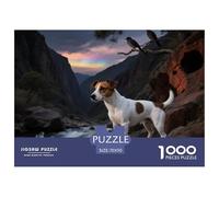 Jack Russell Terrier 1000 Piece Puzzles Pet Dog for Age 12+ Challenging Activities Memory Games Relaxing 70x50cm/1000pcs