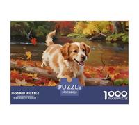 Jack Russell Terrier 1000 Pieces Puzzles Games Challenge Toy Pet Dog Home Decoration Family Fun Adults Gifts 38x26cm/1000pcs