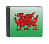 Jack Russell Terrier Bones Hearts Print Bifold Leather Wallet Slim with Credit Card Holder