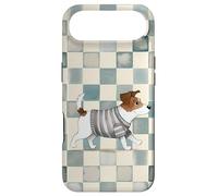 Jack Russell Terrier Checkerboard Pattern Case for iPhone Air