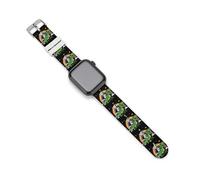 Jack Russell Terrier Dinosaur Rainbow Soft Silicone Watch Bands Replacement IWatch Straps 38mm 40mm 42mm 44mm