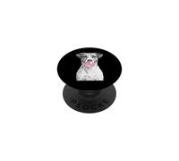Jack Russell Terrier Dog Blowing Bubblegum PopSockets Adhesive PopGrip