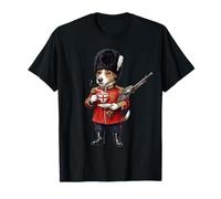 Jack Russell Terrier Dog London King's Guard England Flag T-Shirt