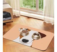 Jack Russell Terrier Dog,Waterproof Pet Feeding Mat,PU Leather Placemats for Cat Dog Water Bowl,Food Mats,40x60cm
