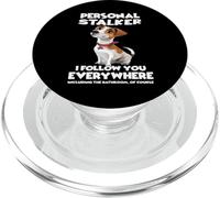 Jack Russell terrier funny dog walking PopSockets PopGrip for MagSafe